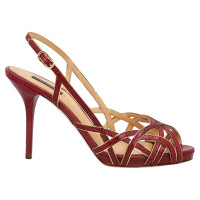 Dolce & Gabbana Sandals Leather in Red