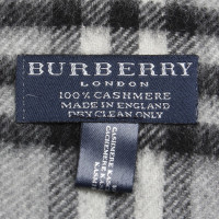 Burberry écharpe en cachemire gris
