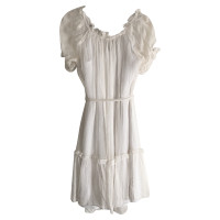 Alice By Temperley Kleid aus Seide in Weiß