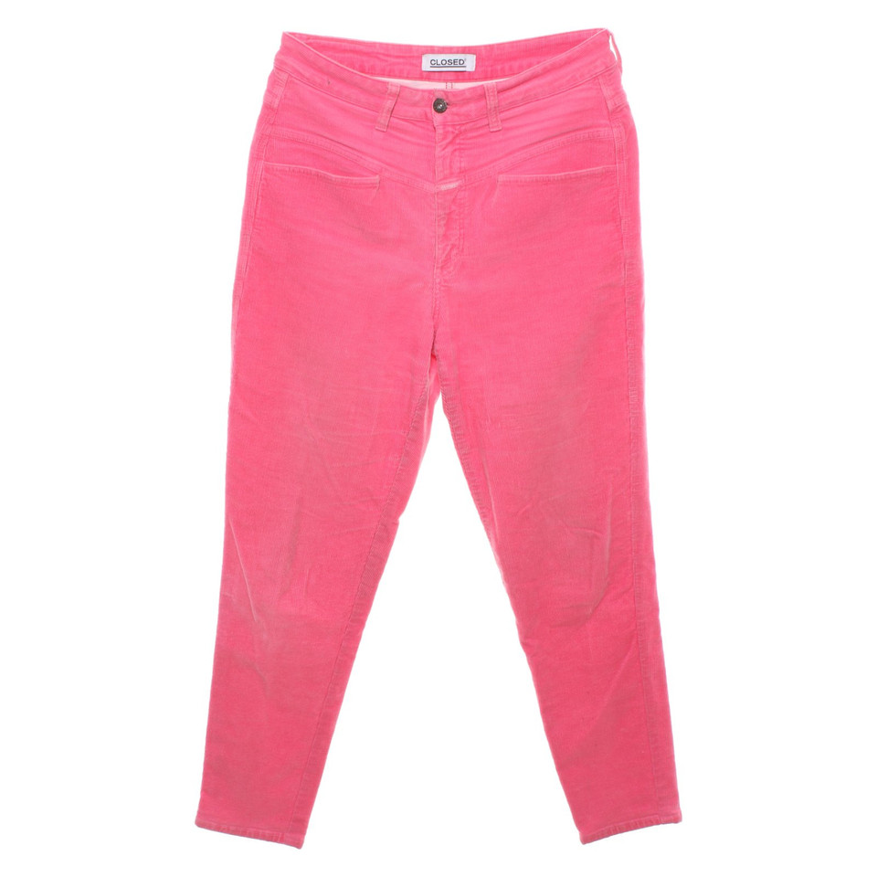 Closed Trousers Cotton in Pink