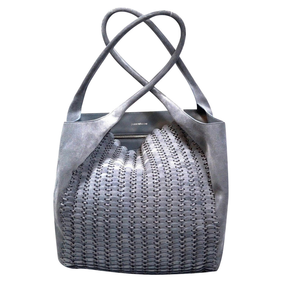 Paco Rabanne Tote bag Suede in Grey