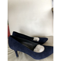 Stuart Weitzman Pumps/Peeptoes en Daim en Bleu