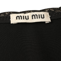 Miu Miu Kleid in Grau/Schwarz