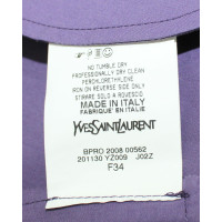 Yves Saint Laurent Rock aus Baumwolle in Violett