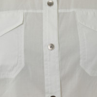 7 For All Mankind Short-sleeved shirt in white