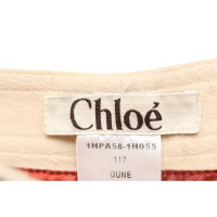 Chloé Hose aus Baumwolle in Beige
