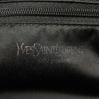 Yves Saint Laurent Tote Bag aus Canvas in Schwarz