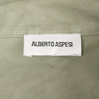 Aspesi Jacke/Mantel aus Baumwolle in Grün