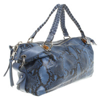 Gucci Handtas Leer in Blauw