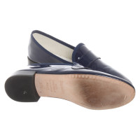 Repetto Slippers/Ballerina's Lakleer in Blauw