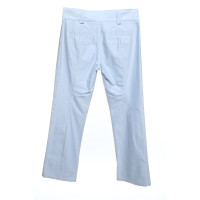 Jil Sander Paire de Pantalon en Coton en Bleu