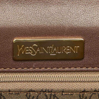 Yves Saint Laurent Handtasche aus Wildleder in Braun