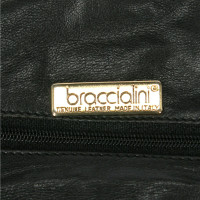 Braccialini Tote Bag aus Leder in Schwarz