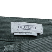 Closed pantaloni di velluto in verde