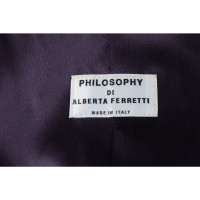 Philosophy Di Alberta Ferretti Blazer in Violett