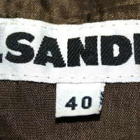 Jil Sander giacca di pelle scamosciata di stile