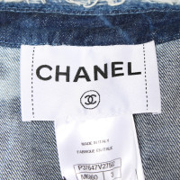 Chanel Jacke/Mantel aus Baumwolle in Blau