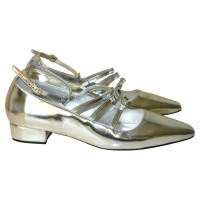 Alexa Chung Pumps/Peeptoes Leather in Silvery