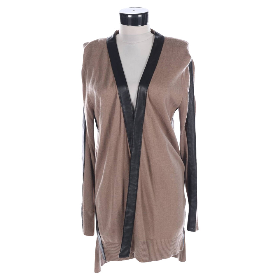 Dkny Giacca/Cappotto in Viscosa in Marrone