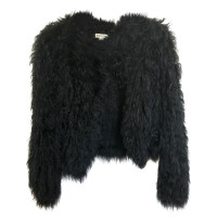 Whistles Jacket/Coat Fur in Black