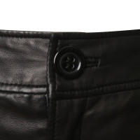 Set Leather skirt in black