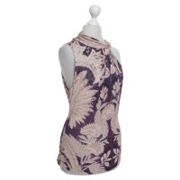 Roberto Cavalli Top with floral print