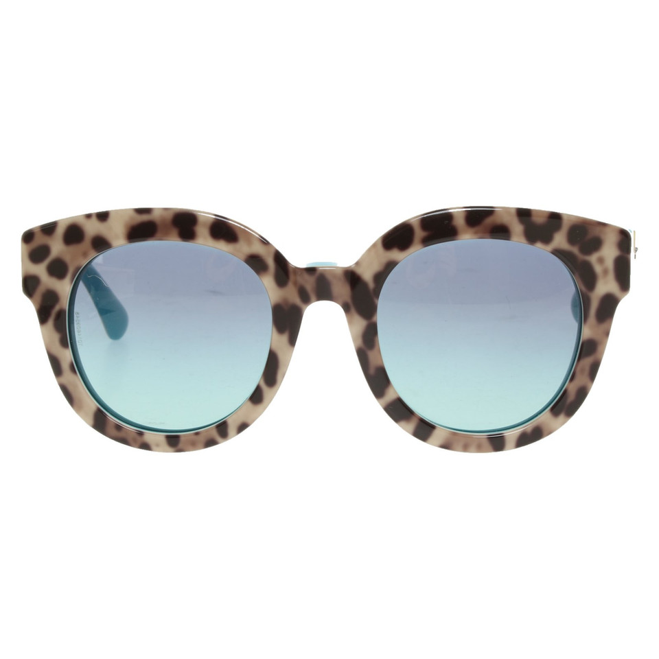 Dolce & Gabbana Sonnenbrille mit Animal-Print