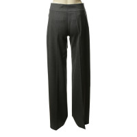 Akris grey wool trousers with creases