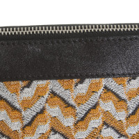 Missoni clutch dans Tricolor