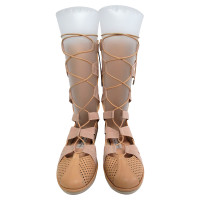 Vionnet Stiefel aus Leder in Beige