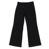 Chanel Paire de Pantalon en Coton en Noir