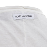 Dolce & Gabbana T-shirt couleur crème avec imprimé