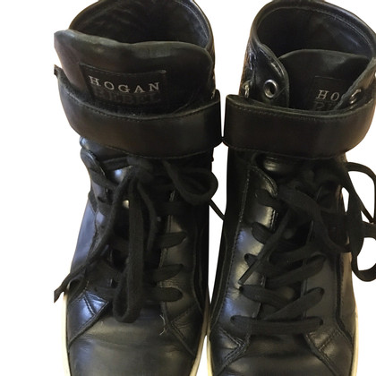 Hogan Sneakers Leer in Zwart