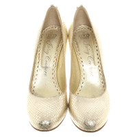 Juicy Couture pumps in reptile look