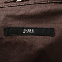 Hugo Boss Blazer aus Baumwolle in Braun