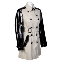 Burberry Trench coat with patent leather