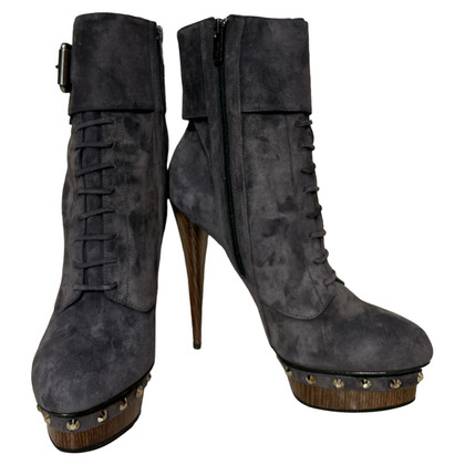 Le Silla  Ankle boots Suede in Grey