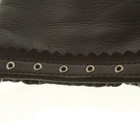 Roeckl Dark brown leather gloves