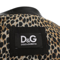 Dolce & Gabbana Leather Jacket in Black