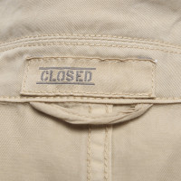 Closed Blazer aus Baumwolle in Beige