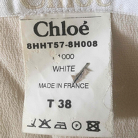 Chloé Top Silk in Cream