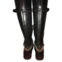 Carolina Herrera Boots Leather in Black