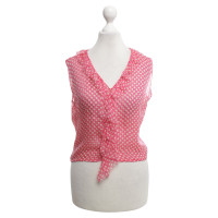 Marni Zijden blouse met patroon