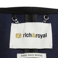 Rich & Royal veste boxy en noir