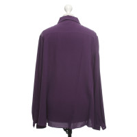 Iris Von Arnim Top Silk in Violet