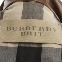Burberry cotone Trench / pelle