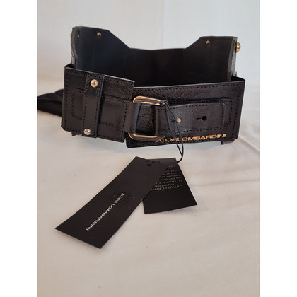 Atos Lombardini Belt Leather in Black