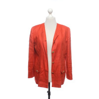 Luisa Spagnoli Blazer in Lino in Arancio