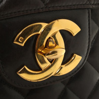Chanel "Jumbo Flap Bag" in Schwarz