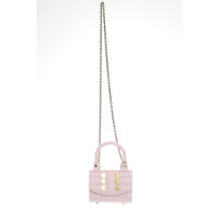 Kooreloo Handtasche aus Leder in Rosa / Pink